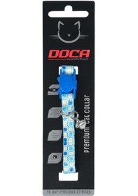Resim Doca Premium Aqua Desenli Kedi Boyun Tasması 