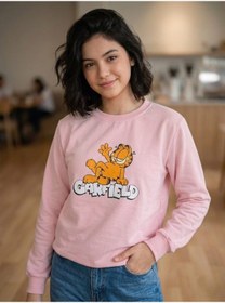 Resim Ela Kız Çocuk Karakter Kız Çocuk Mevsimlik Sweatshirt Açık Pembe 