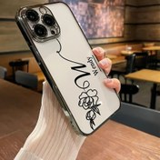 Resim Kişiselleştirilmiş Özel İsimli iPhone 16 15 14 13 12 Pro Max Lüks Şeffaf Kaplama Yumuşak DIY Hediye Kılıfı ve Lens Koruyucu - 16 15 14 Plus için 