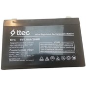 Resim TTEC 6V 7.0AH / 20 HR KURU AKÜ 