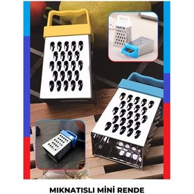 Resim Mıknatıslı Mini Rende Paslanmaz Çelik Mini El Rendesi 