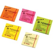 Resim Temat Yapışkanlı Not Kağıdı 75x75 MM Fosforlu Pembe 10612 