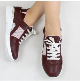 Resim Bordo Fileli Ortopedik Spor Sandalet Çok Renkli 