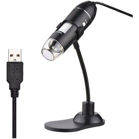 Resim Usb Mikroskop - 8 Led'li Taşınabilir Dijital Büyüteç, Bilgisayar Uyumlu, 1920x1080 Çözünürlük 