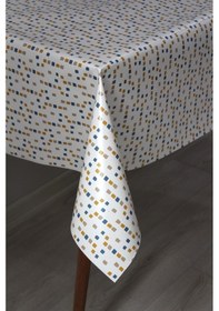 Resim Astarlı Silinebilir Pvc Muşamba Masa Örtüsü 126-a-mavi 