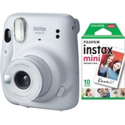 Resim Fujifilm instax mini 11 Beyaz Fotoğraf Makinesi 10lu Film FOTSI00131-10 