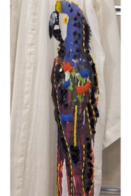 Resim Park Moda Ham Pamuk Kimono Pul İşlemeli 
