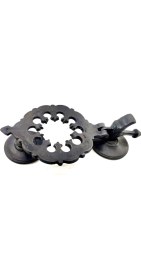 Resim Ayder Timya Antika Tarz Dekoratif Pirinç Osmanlı Kapı Tokmağı, Taktak - 265x75mm, Oksit TG/Tmya1395 213572 