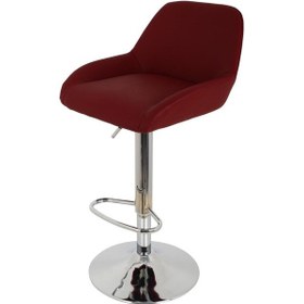 Resim Bürocci Texas Bar Taburesi - Kahverengi Deri - 9506S0121 Çok Renkli 