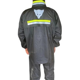 Resim Belirtilmemiş Motorsiklet Yağmurluk ve Pantolon Takım Su ve Rüzgar Geçirmez PVC PU Kumaş Yapısı ile Reflektörlü 