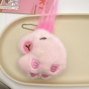 Resim OEMG Yeni Yaratıcı Sevimli Anahtarlık Karikatür Peluş Bebek Kolye Çok Yönlü Anahtarlık Kolye Çanta Bebek Çekicilik (Yurt Dışından) 