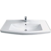 Resim Creavit Tefen 100 CM Etajerli Dolap Mobilya Uyumlu Lavabo Tf100 