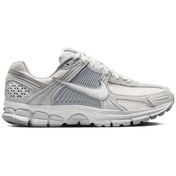 Resim Nike Bowerman Zoom Vomero 5 Leather Womens Sneaker Hakiki Deri Reflektörlü Kadın Günlük Spor Ayakkabı Gri Gri 