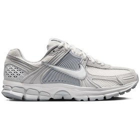 Resim Nike Bowerman Zoom Vomero 5 Leather Womens Sneaker Hakiki Deri Reflektörlü Kadın Günlük Spor Ayakkabı Gri Gri 