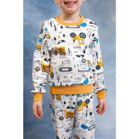 Resim Perendi Erkek Çocuk %100 Pamuk Pijama Takımı 