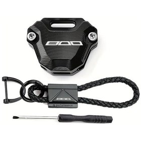Resim Hightower Kawasaki Z800 Z1000 Sx Ninja 1000 Sx Anahtarlık Kılıfı Seti Alüminyum Alaşım Siyah Siyah - Takım 