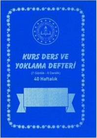 Resim Kurs Ders Ve Yoklama Defteri 40 Haftalık 10 Adet Pp Kap. Lacivert 