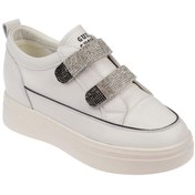 Resim Guja Cırtlı Gizli Dolgu Kadın Spor Ayakkabı GJ-3131 BEYAZ 