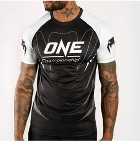 Resim Snapbuy Erkek 3d Baskı Fightwear Şampiyonası Dövüş Takımı Tişörtblack Black 