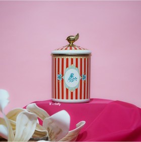 Resim Bellisima Büyük Boy Kavanoz 15 Cm Pembe 