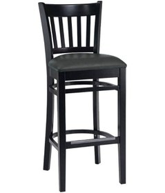 Resim Roma Bar Sandalyesi Siyah 