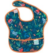Resim Bumkins Superbib Önlük (6-24 Ay) - Jungle Mavi 