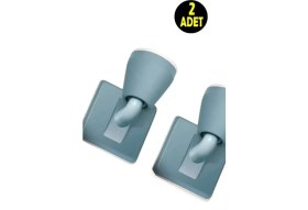 Resim Usin 2 Adet Yapışkanlı Kapı Arkası Stoper-Yapışkanlı Kapı Pencere Çarpma Stoperi Kapı Tutucusu Tamponu 