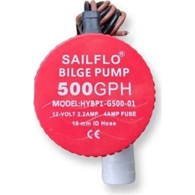 Resim Sintine Pompası Manuel 12 Volt 500 Gph 