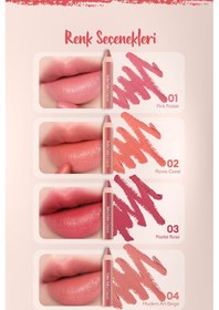 Resim Clio Kremsi Renkli Dudak Balmı + Kalemtıraş Clio Butter Balm Crayon 001 Pink Poster 001 