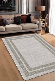 Resim Eco Touch Süngersiz Konspet Tasarım Dijital Baskılı Salon Halısı Mutfak Halısı - Renkli / 60 x 200 