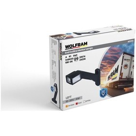 Resim Wolfram Dorse Boynuz Lamba Uzun Sol E Belgeli 10/30 Volt 2 Adet 