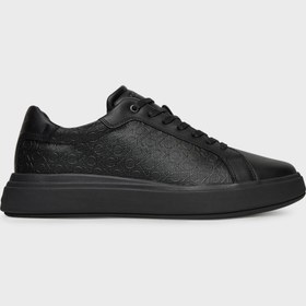 Resim Calvin Klein Erkek Monokrom Kalın Tabanlı Spor Siyah Sneaker HM0HM01970-0GJ 