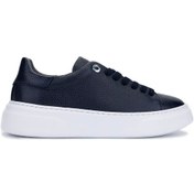 Resim Tamer Tanca Kadın Hakiki Deri Lacivert Sneakers & Spor Ayakkabı 04 Z-2501 Bn Ayk Y25 Lacı Fltr Lacivert 