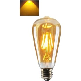 Resim Cata CT-4350 4W (30W) Armut Rustik Ampul Amber 3 Adet Edison Ampul 
