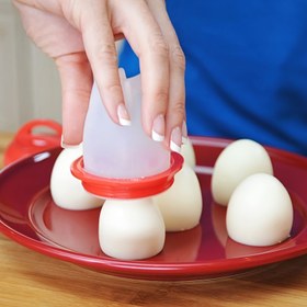 Resim 6 adet Silikon Poacher-Kupa Seti, Yapışmaz, Isıya Dayanıklı, Mükemmel Yıkanmış Yumurta, Kolay Kabuk Olmadan Kahvaltı Hazırlığı, Yumurta Pişirme Aksesuarları | Dekoratif Yumurta Tutucu | Dayanıklı Silikon 