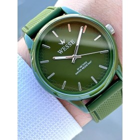 Resim Wesse Silikon Kordon 50 mt Suya Dayanıklı Plastik Kasa Genç Unisex Spor Kol Saati WWG.2093.04 