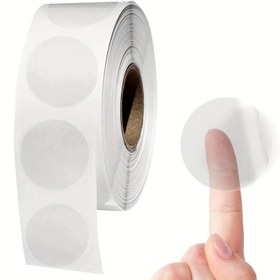 Resim 1500 adet Şeffaf Yuvarlak Kendinden Yapışkanlı PET Mühür Etiketleri, Parlak Bitiş, Kristal Süsleme, Tek Kullanımlık, Zarf ve Ambalaj için Tavsiye Edilen Plastik Yüzey, Paket Etiketleme | Yuvarlak Etiketler | Pürüzsüz Yüzey Yapışkanı, Zarf Mühür Etiketleri 