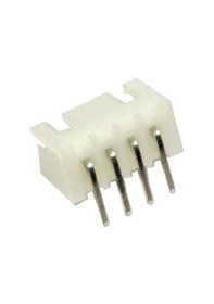 Resim 4 Pin JST-XH 2.54 Tunik Konnektör Erkek 90° 