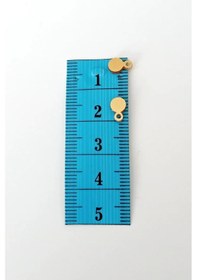 Resim Oya Abiye Bileklik Kolye Pleksi Metalik Plastik Pul Altın Renk 8 Gram 150 Adet - Bnc497 