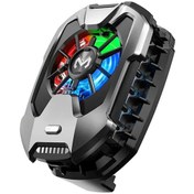 Resim Memo Dla8 Cep Telefon Soğutma Fanı Radyatör Soğutucu Rgb Led Işıklı 