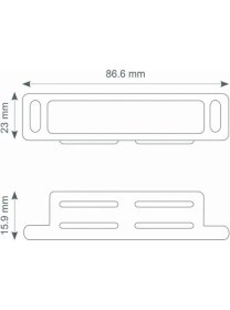 Resim Canex Mıknatıslı Çıt Çıt Metal Paslanmaz 8.5 cm 