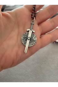 Resim Shaman İstanbul Erkek Kırmızı Viking Tılsımı Madalyon 