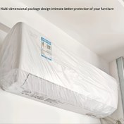 Resim 1 adet 3.1 metre x 238.76 cm Şeffaf Esnek Toz Örtüsü Koltuk & Masa için, Dayanıklı Plastik Dış Mekan Mobilya Koruyucu, Tüm Sezonlar için Veranda & Avlu, Koltuk Toz Örtüsü | Koruyucu Toz Örtüsü | Güvenli Uyumlu Kapak 