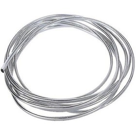 Resim 3m Uzunlukta 6mm Genişlikte U Şekilli Krom Kaplama Şeridi - Araç Bumper, Grille, Anahtar Dekorasyonu İçin Esnek Ve Kolay Kurulum 