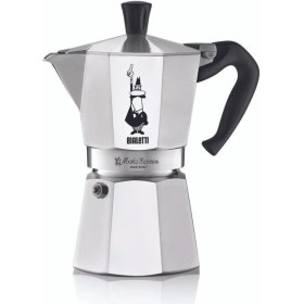 Resim Tekno Trust Alüminyum Moka Express 4 Cup Mokapot ( Moka Express 4 Cup Classic Aluminum Moka Pot) Gri 100-199 ml 