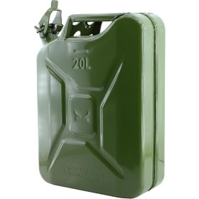 Resim Astraled Çelik Dayanıklı Benzin Akaryakıt Mazot Taşıma Doldurma Depolama Bidon Bidonu 20 Lt 