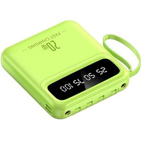 Resim Mini Taşınabilir Şarj Hazinesi, Cep Telefonu Güç Bankası 5000/10000/20000ma 10000 Mah Yeşil 