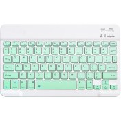 Resim Microcase Tablet ve Telefonlar Için Bluetooth Klavye Şarjlı Kablosuz - AL2671 Yeşil 