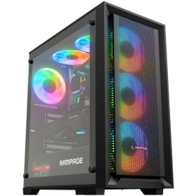Resim Gaming Plus AGSX59 Ryzen 5 8600G\u002F32GB 6000MHz DDR5 Ram-1TB NVMe M.2 RX7600XT 16GB Oyun Bilgisayarı 