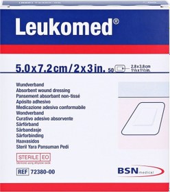 Resim Leukomed Steril Yara Pansuman Pedi 7.2 x 5 CM 50 Adet 